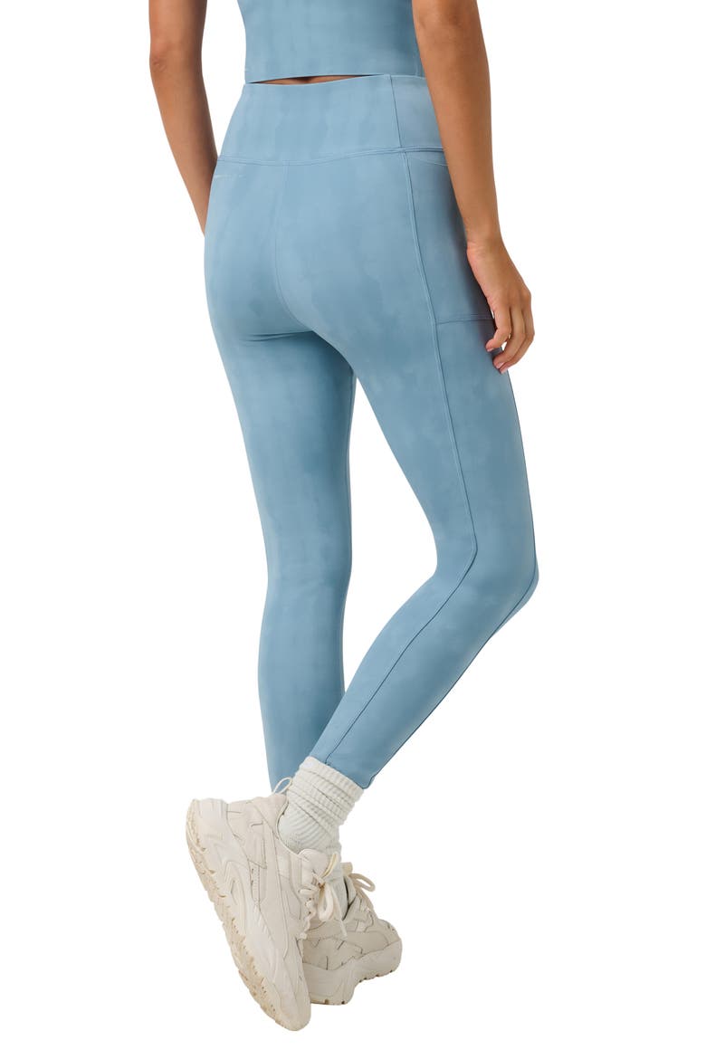 Moveknit Bonded Pocket Leggings, Alternate, color, SMOKE BLUE MULTI
