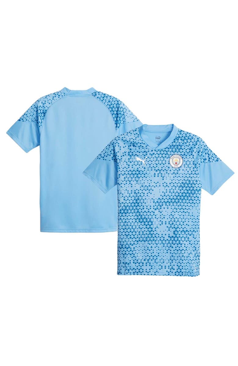 PUMA Men's Puma  Light Blue Manchester City 2023/24 Training Jersey, Main, color, 