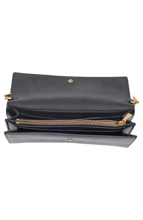 Kate Spade New York Katy Flap Continental Wallet Crossbody Bag In Black