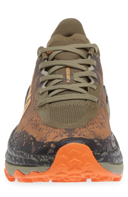Hoka Speedgoat 6 Trail Running Shoe In Brown