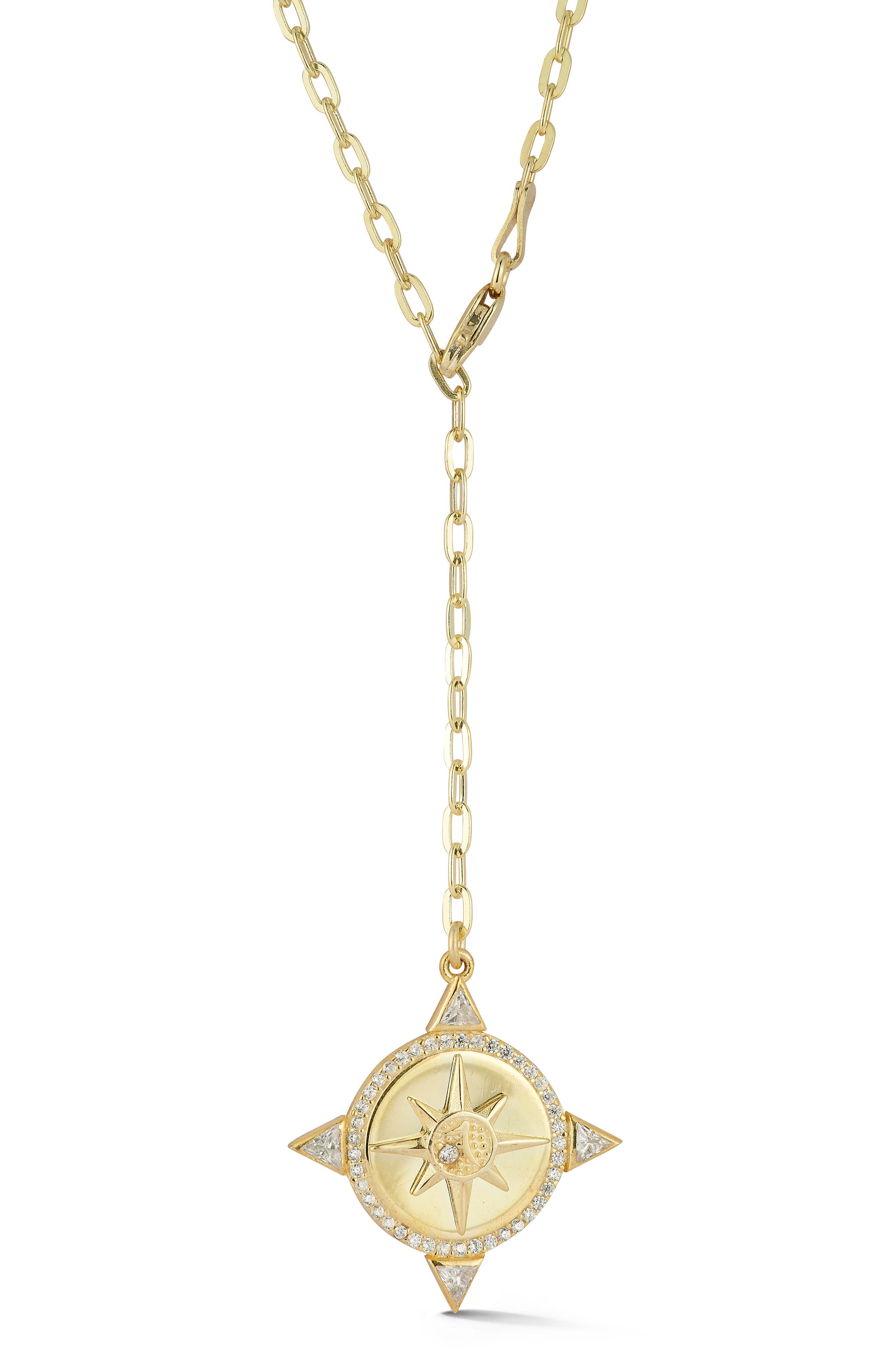 Sphera Milano Medallion Y-necklace In Gold
