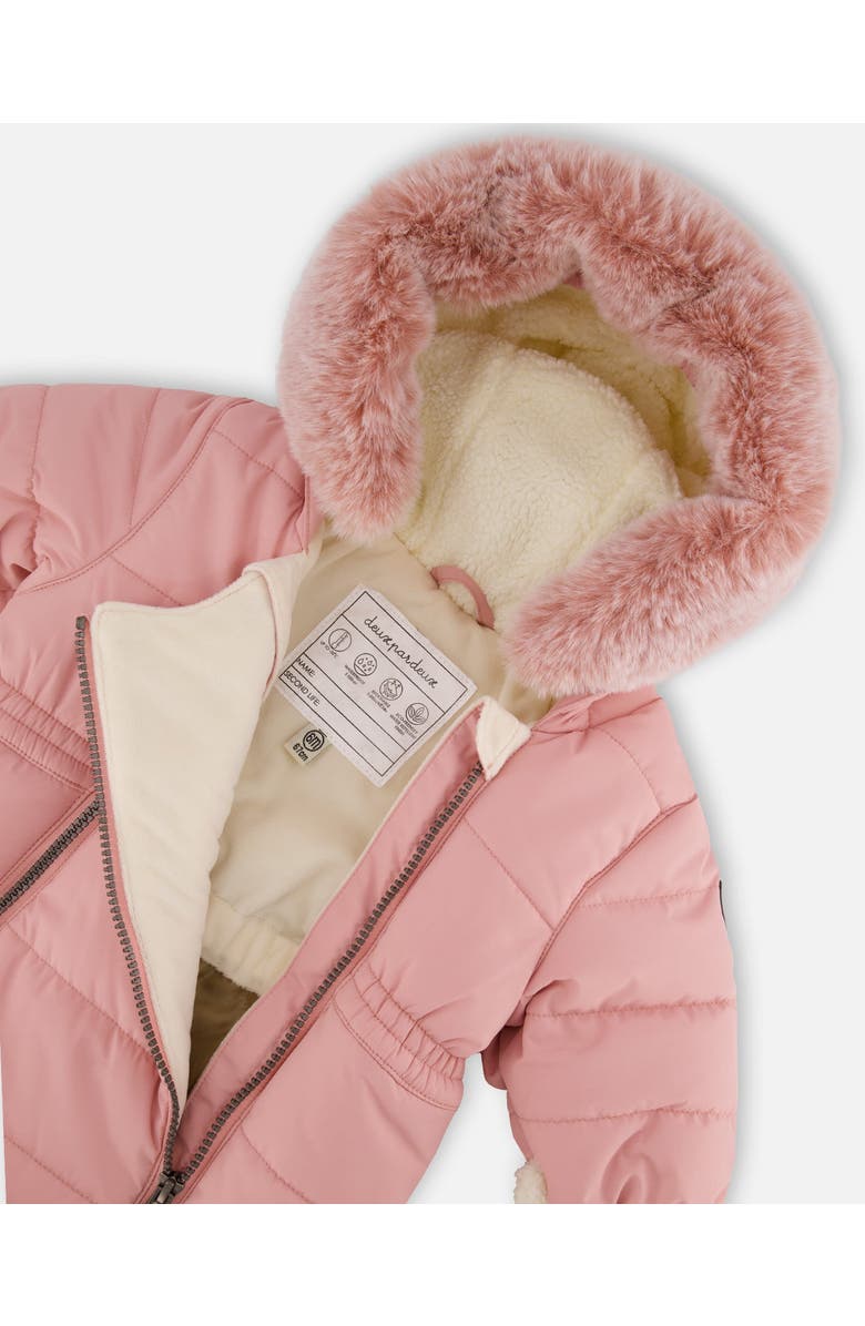 Deux par Deux One-Piece Layette Snowsuit Designed for Car Seat, Alternate, color, 