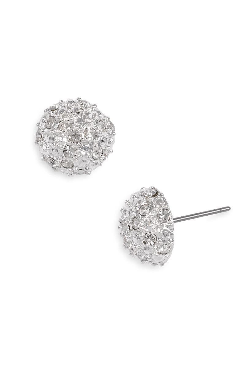 BP. Rachel Stone Dome Stud Earrings, Main, color, 