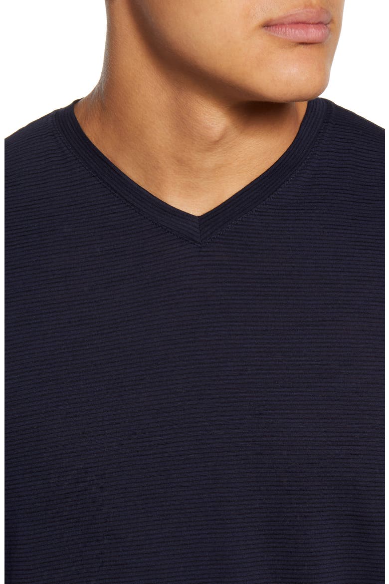 Trumbull V-Neck T-Shirt, Alternate, color, BLACK