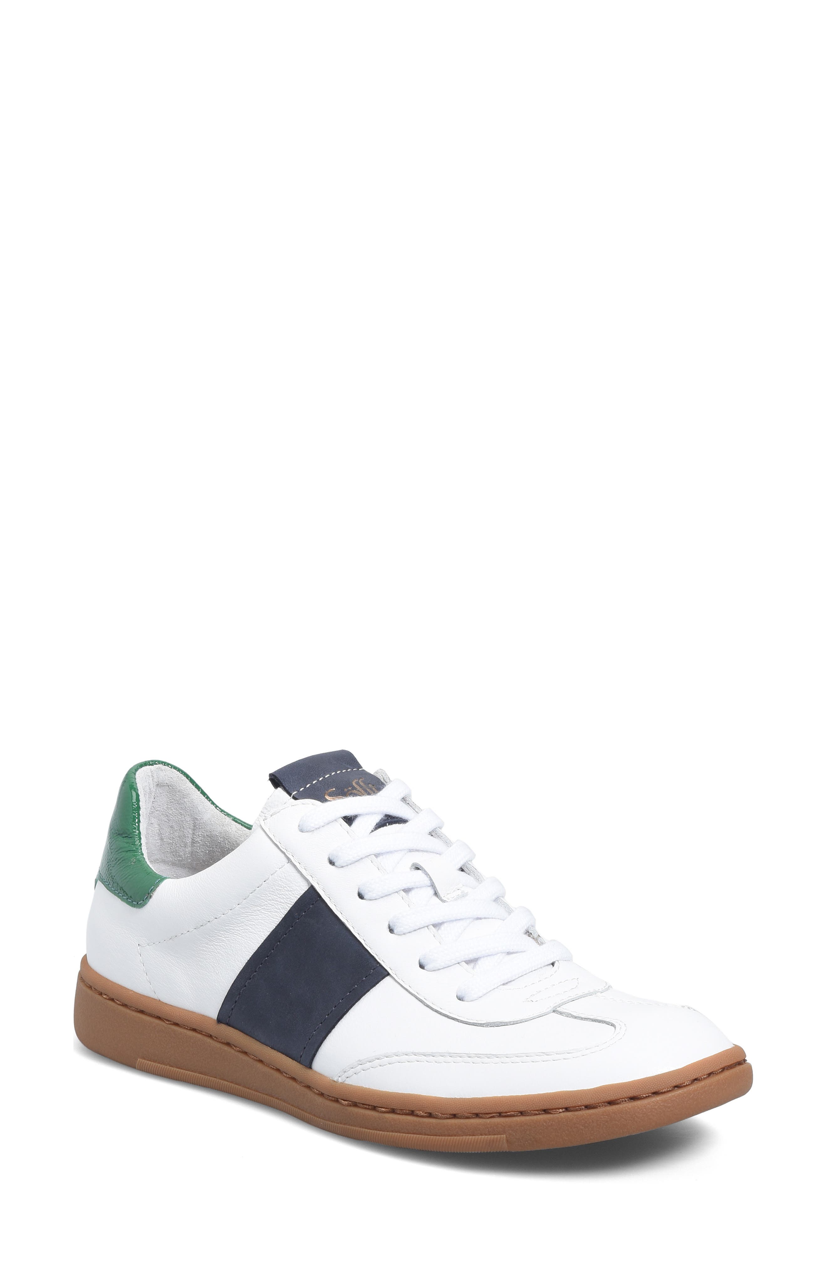 Söfft Ruby Sneaker, Main, color, White/Navy