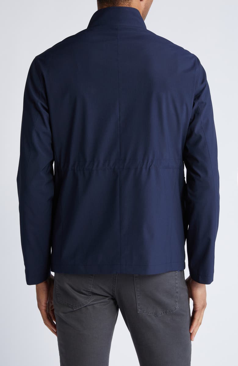 Peter Millar Excursionist Water Resistant Wool Coat, Alternate, color, 