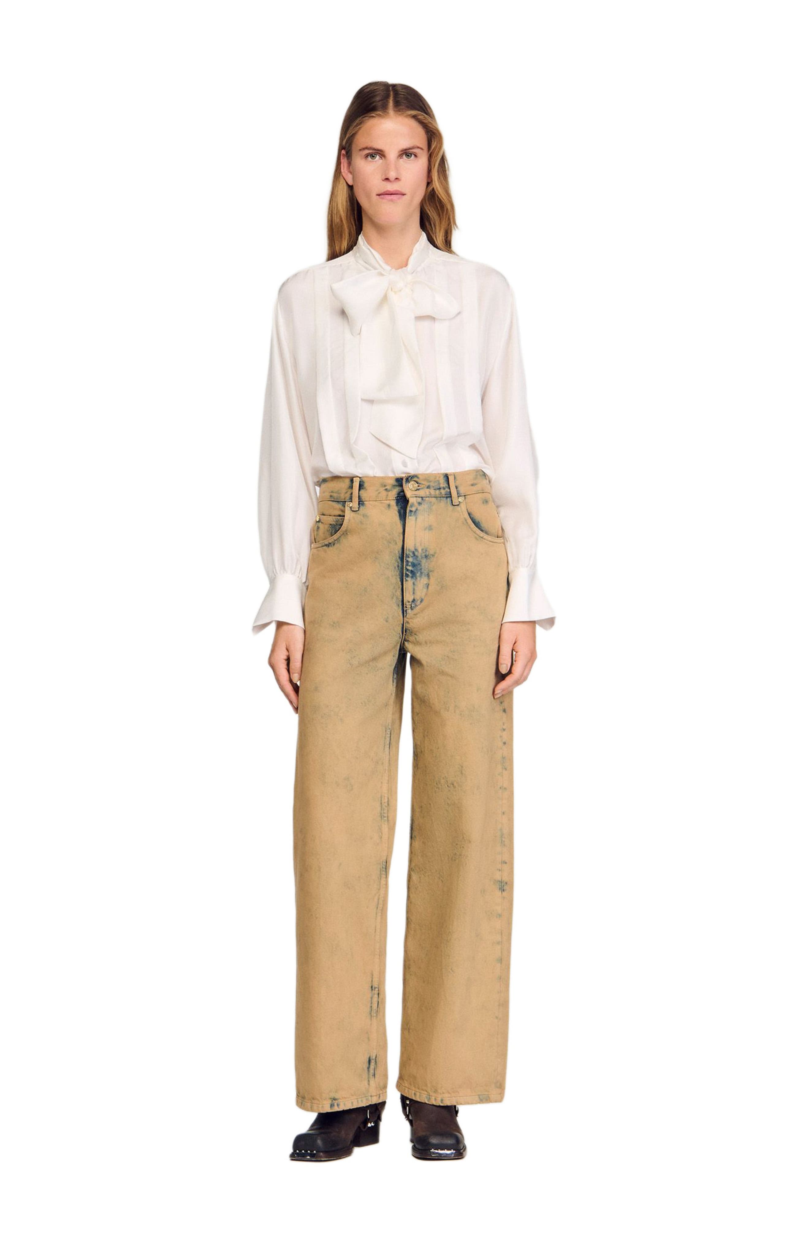 Faded wide-leg jeans - image 2