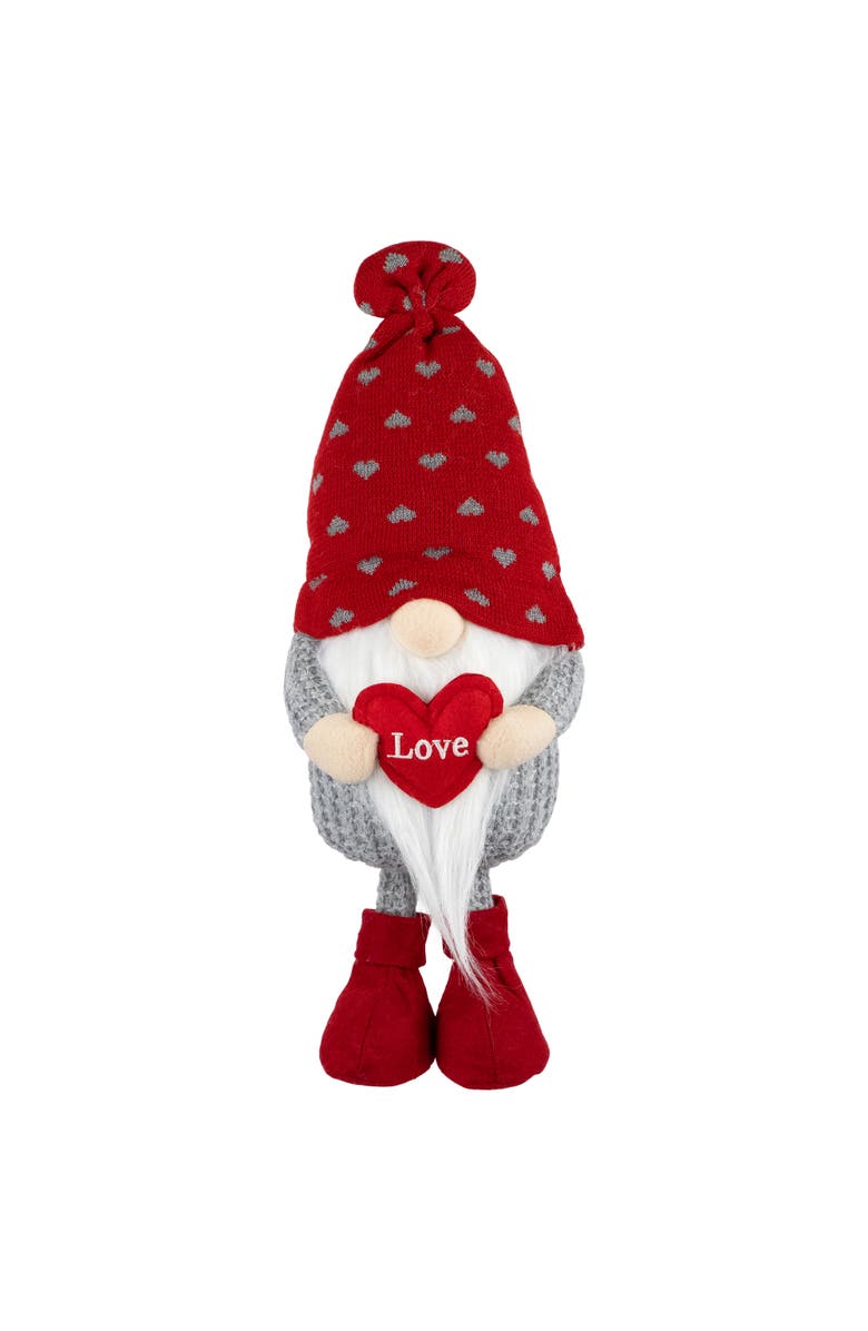 Northlight Plush "Love" Valentine's Day Gnome - 13.5", Main, color, Red