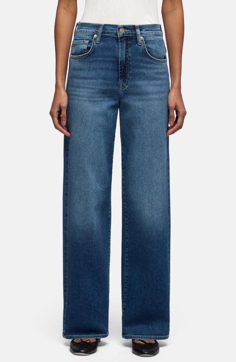 Stovepipe High Waist Straight Leg Jeans