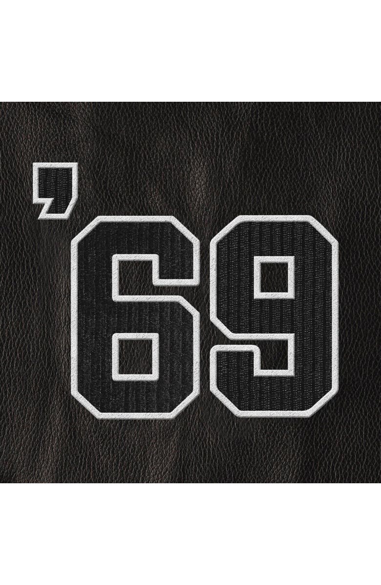 PLEASURES Men's PLEASURES White San Diego Padres Full-Snap Varsity Jacket, Alternate, color, White