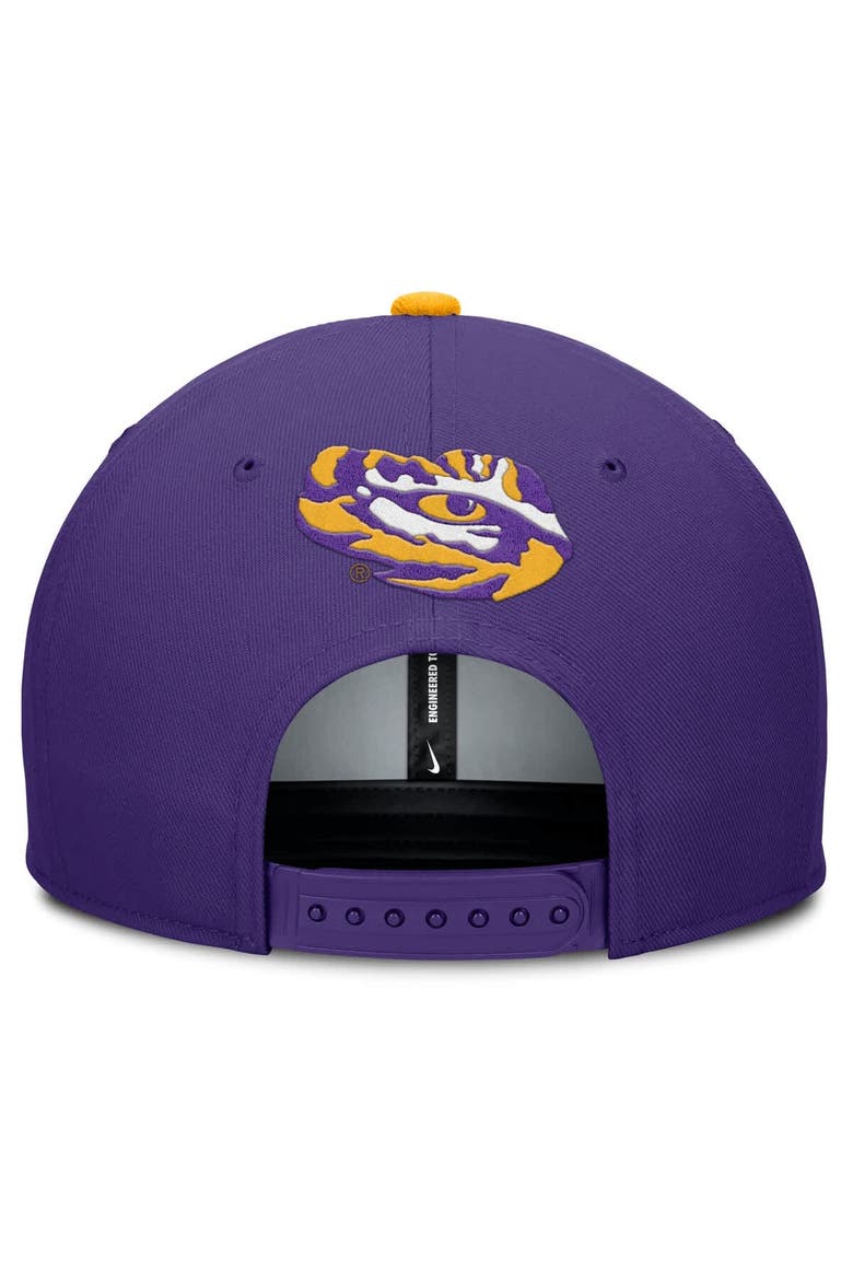 Men's Nike Purple LSU Tigers 2025 On-Field Pro Performance Adjustable Hat, Alternate, color, Purple