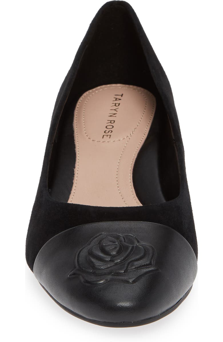 Taryn Rose Babe Cap Toe Pump, Alternate, color,