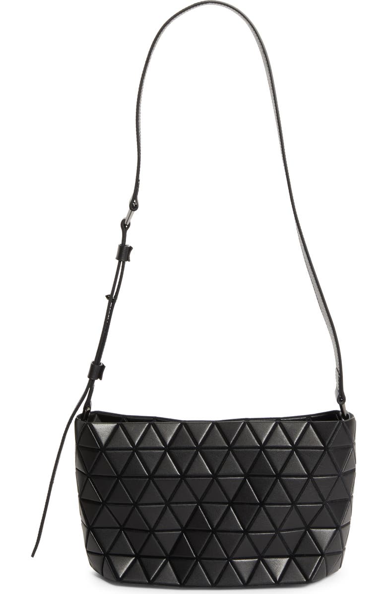 Bao Bao Issey Miyake Crystal Matte Crossbody Bag, Alternate, color, Matte Black