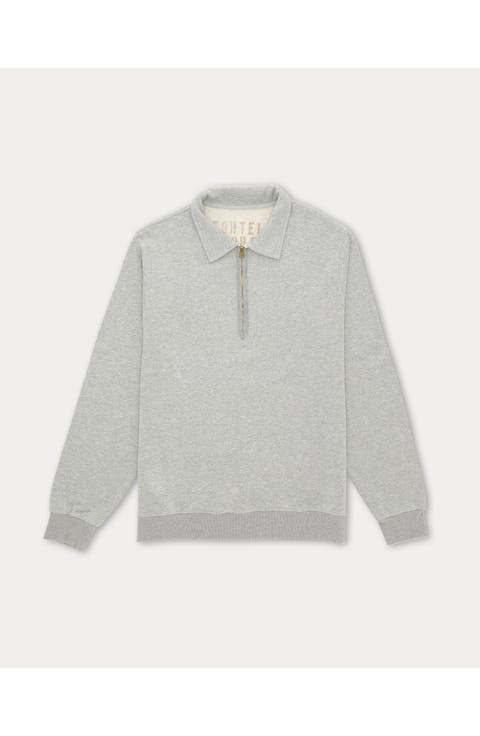 Cotton Zip-Up Sweatshirt