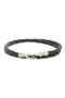 Men's Euro Braided Leather Double Wrap Bracelet