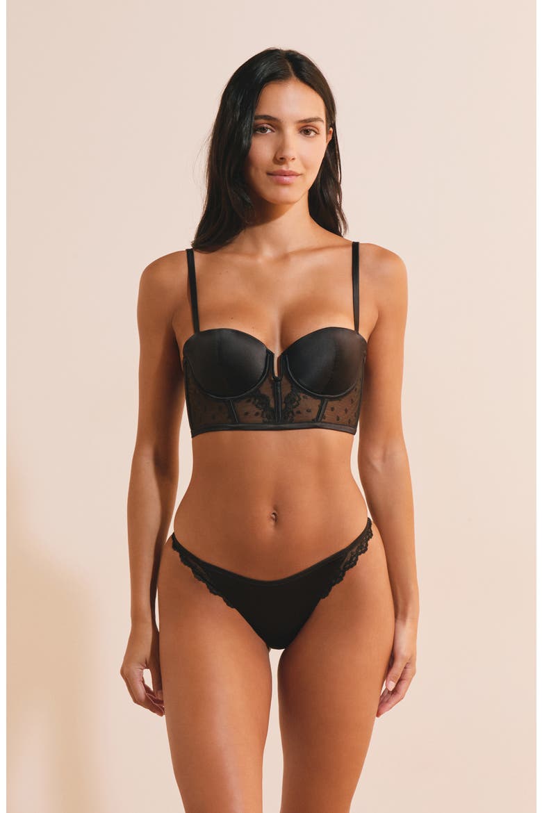 Eloa Bikini, Alternate, color, BLACK