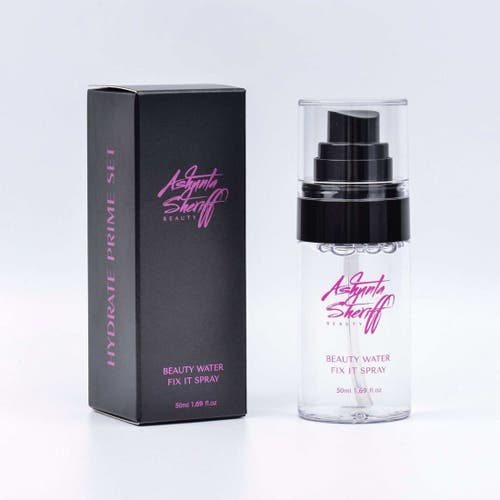 Ashunta Sheriff Beauty Beauty Water Fix It Makeup Setting Spray In Clear