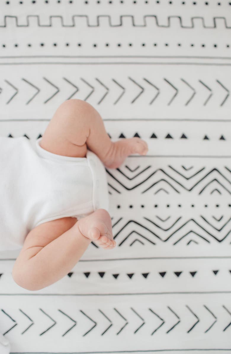 Loulou Lollipop Muslin Crib Sheet, Alternate, color, 