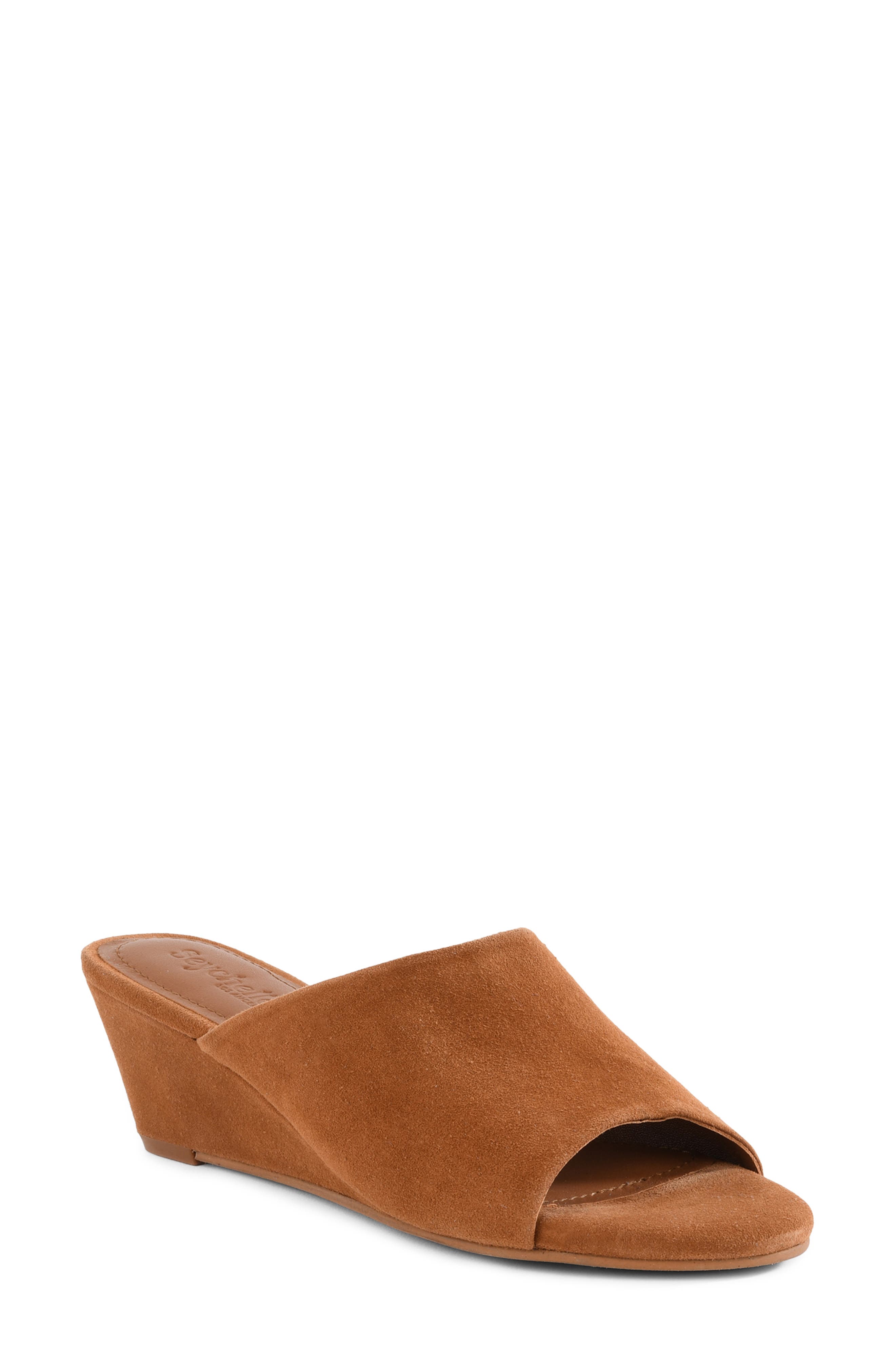 Seychelles Isn't She Lovely Wedge Slide Sandal, Main, color, Tan