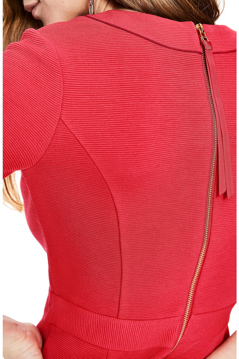 Mia Ottoman Dress, Alternate, color, POP PEONY