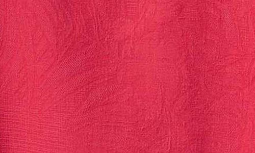 Tommy Bahama Tropic Isle Short Sleeve Button-up Silk Camp Shirt In Raspberry Wine