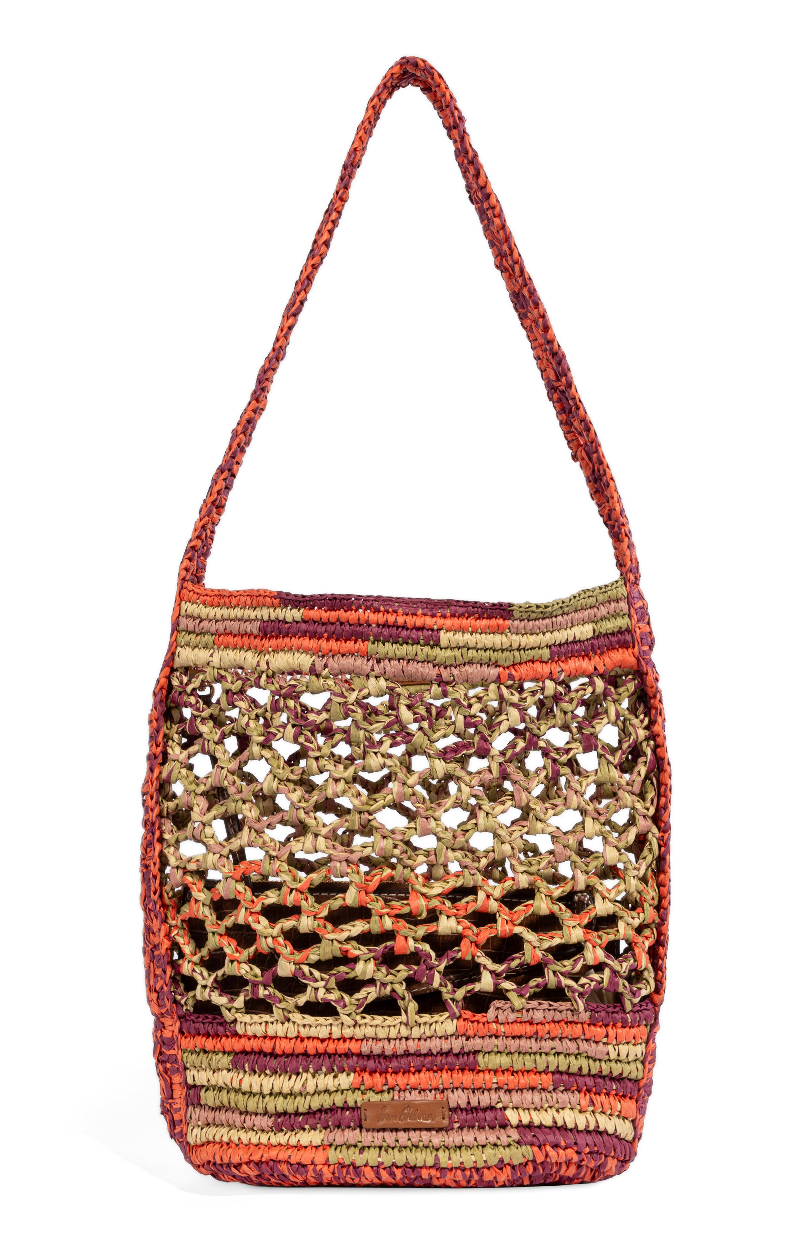 Remi Raffia Bucket Bag