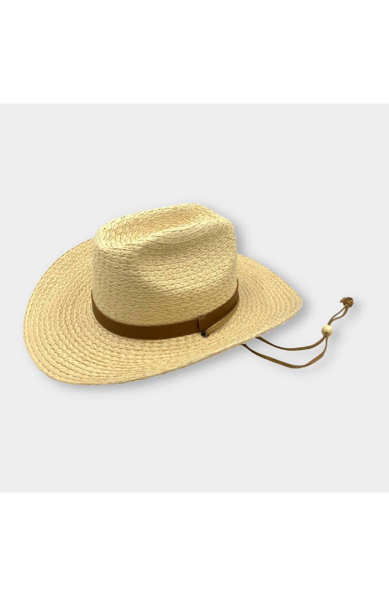 Kanut Sports Kuna Men's Straw Hat, Main, color, Light Natural