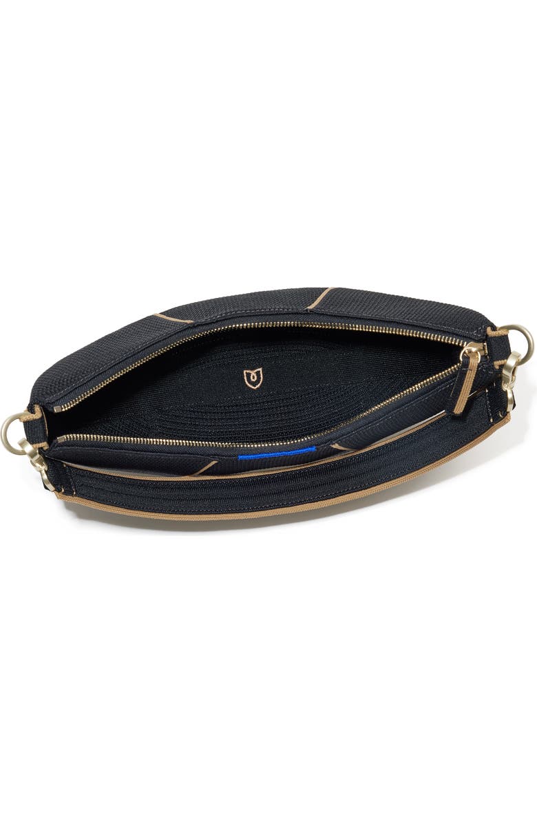 Rothy's The Crescent Bag, Alternate, color, Black
