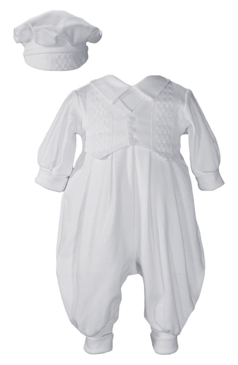 Little Things Mean a Lot Romper & Hat Set, Main, color, White