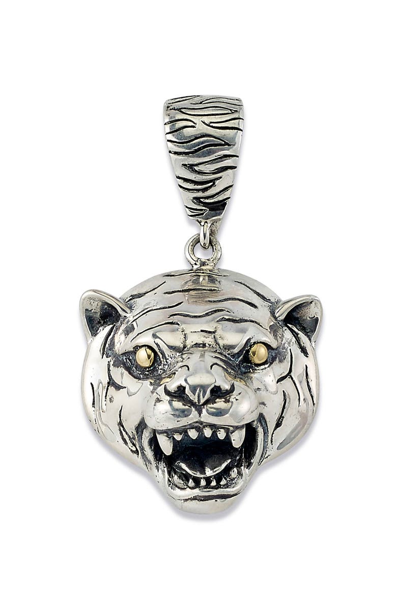 Tiger Pendant, Main, color, SILVER AND GOLD