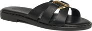 Grace Footwear Eris Gold Buckle Slide Sandal