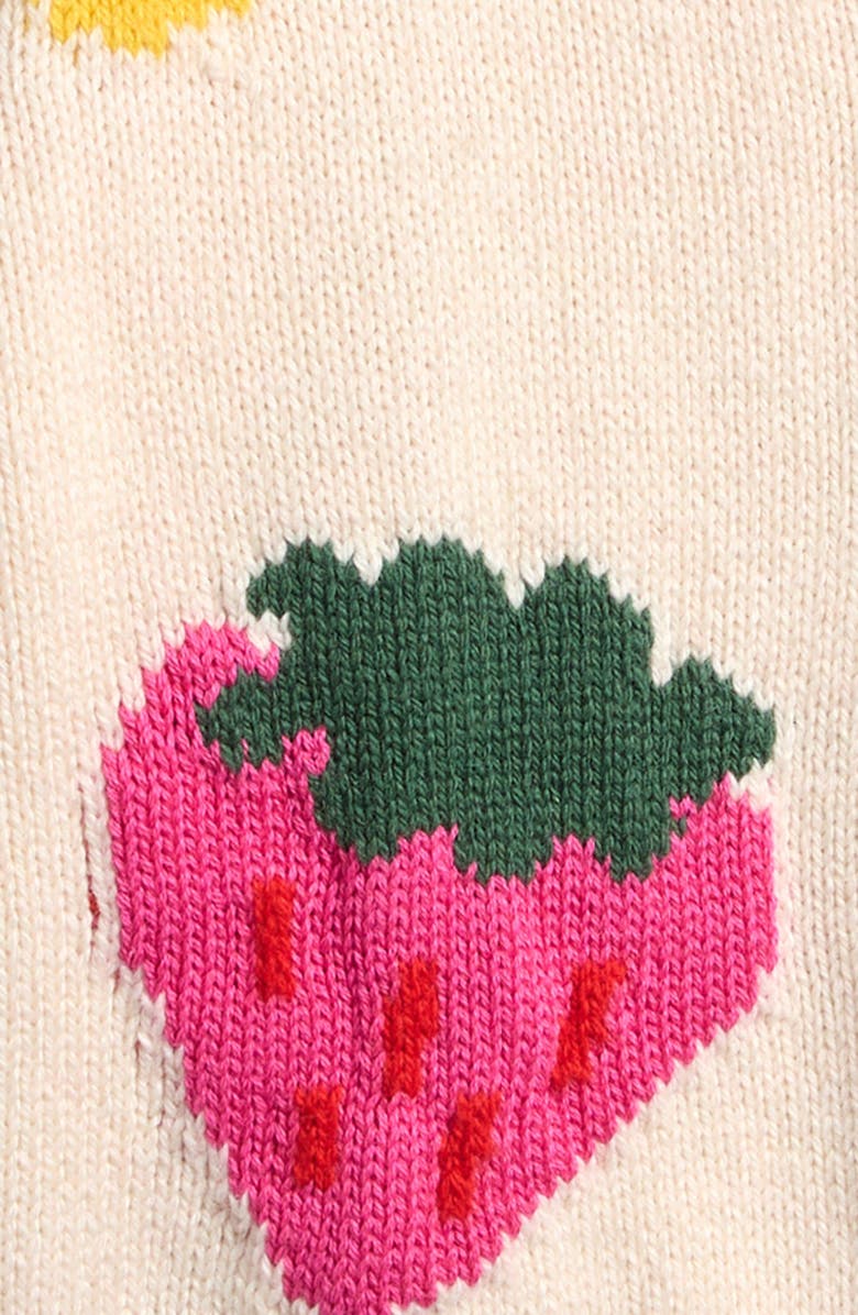 Mini Boden Kids' Berry Cotton Blend Cardigan, Alternate, color,