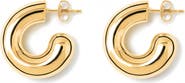 Lié Studio Rose Hoop Earrings