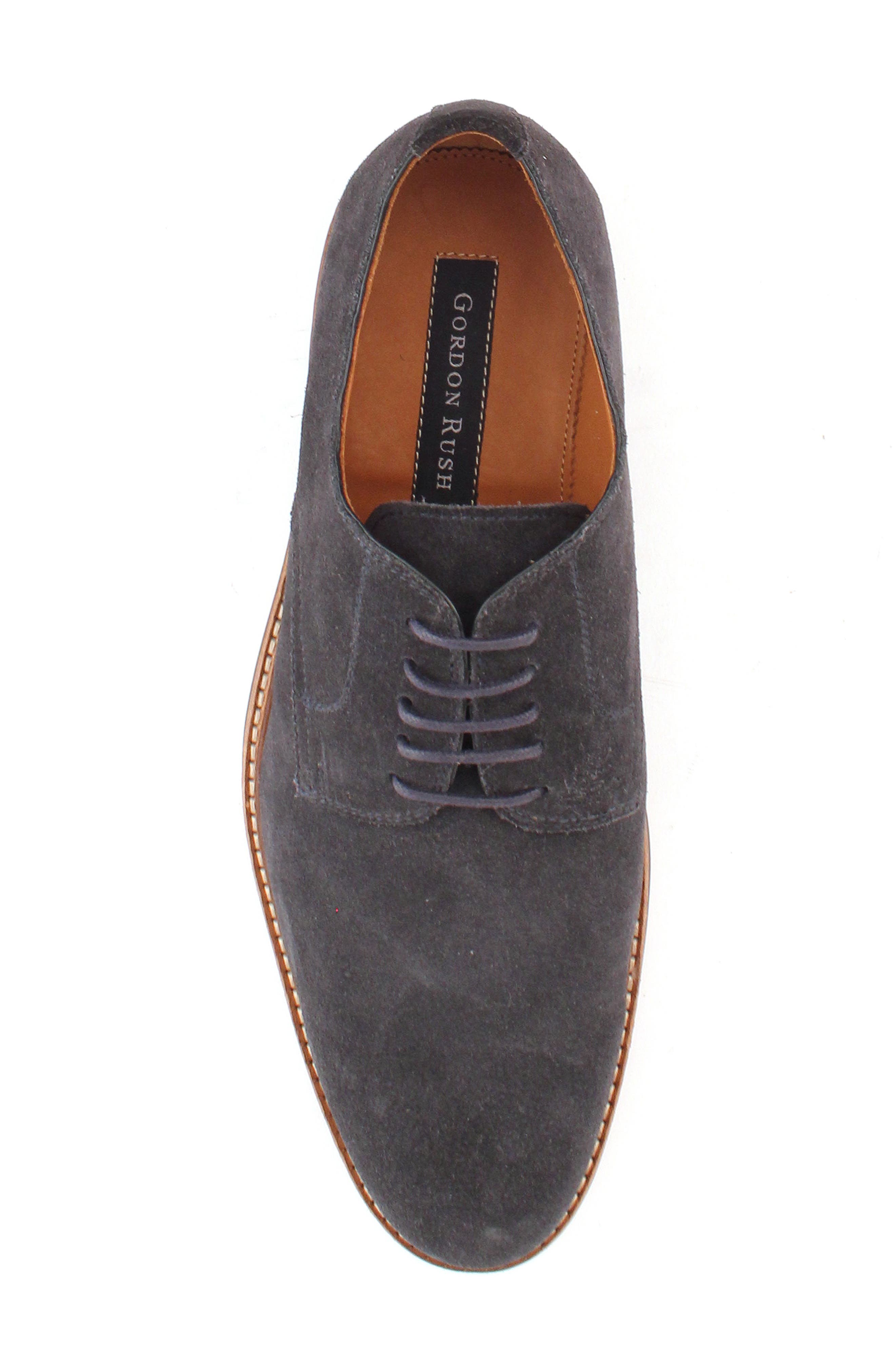 Gordon Rush Daniels Buck Shoe, Alternate, color, Navy Leather