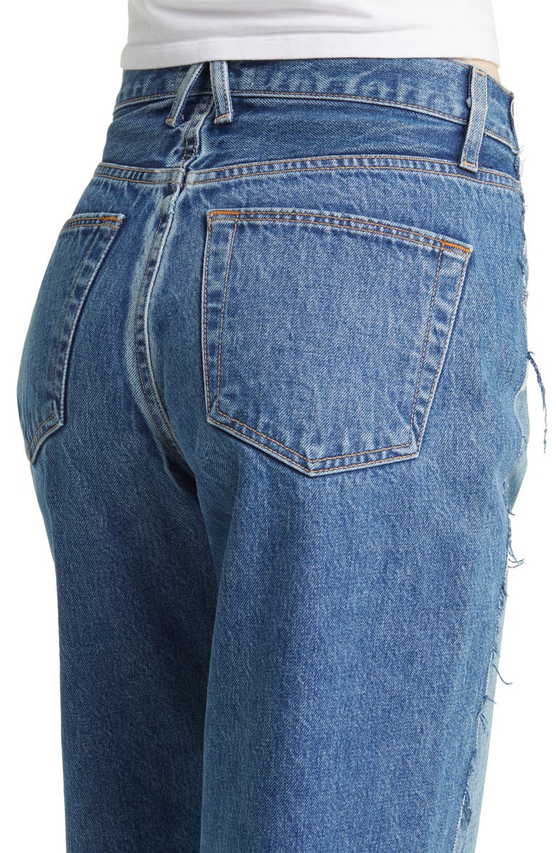 SLVRLAKE Grace Reworked Panelled Wide Leg Jeans, Alternate, color, 