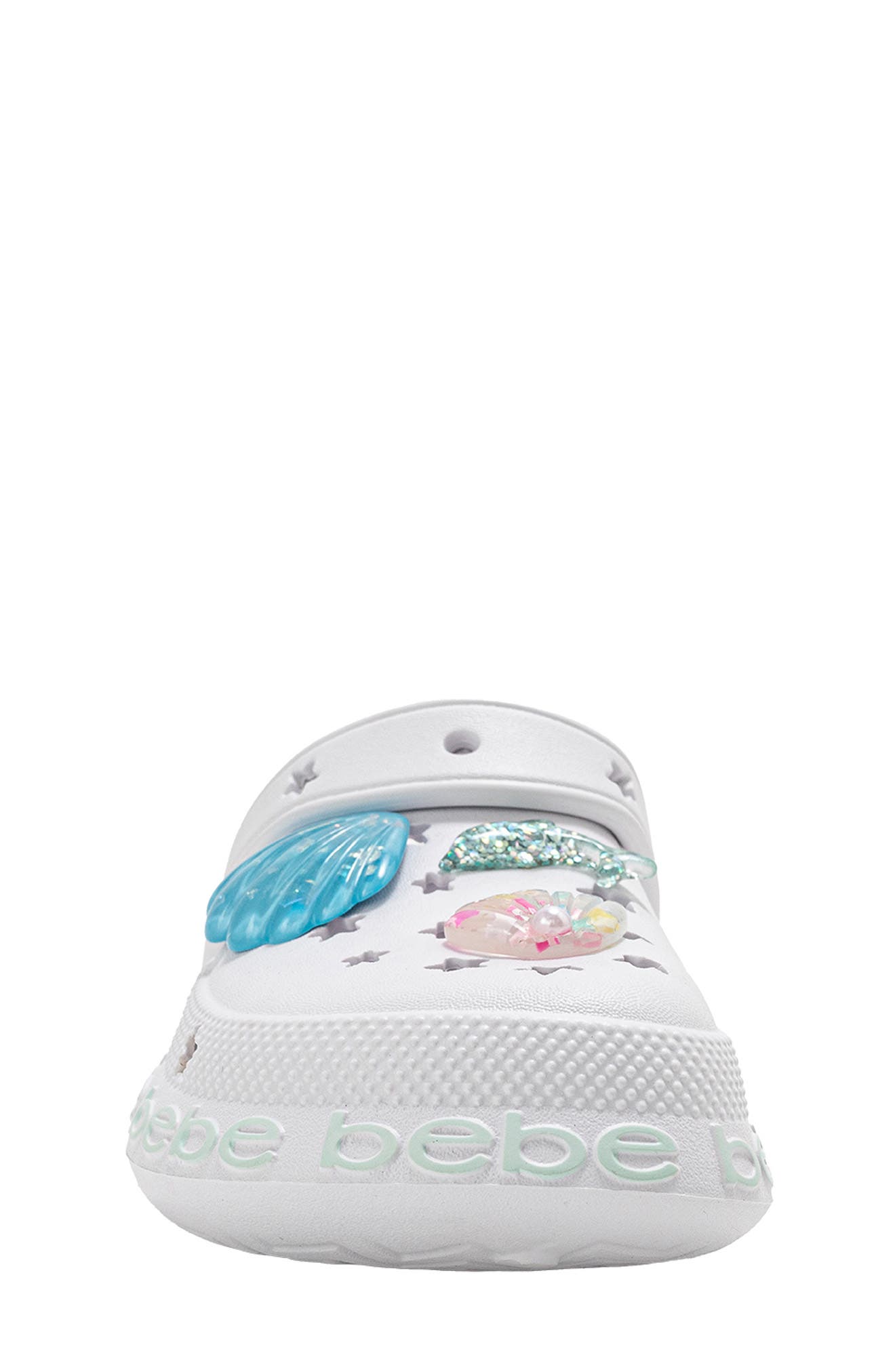 bebe Kids' Caetana Clog, Alternate, color, White