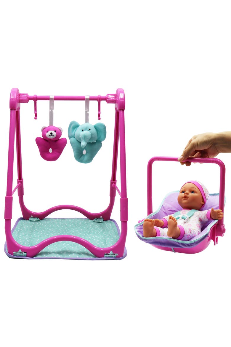 12 Inch Baby Doll 4 In 1 High Chair Play Set, Ages 2+, Alternate, color, Multicolored
