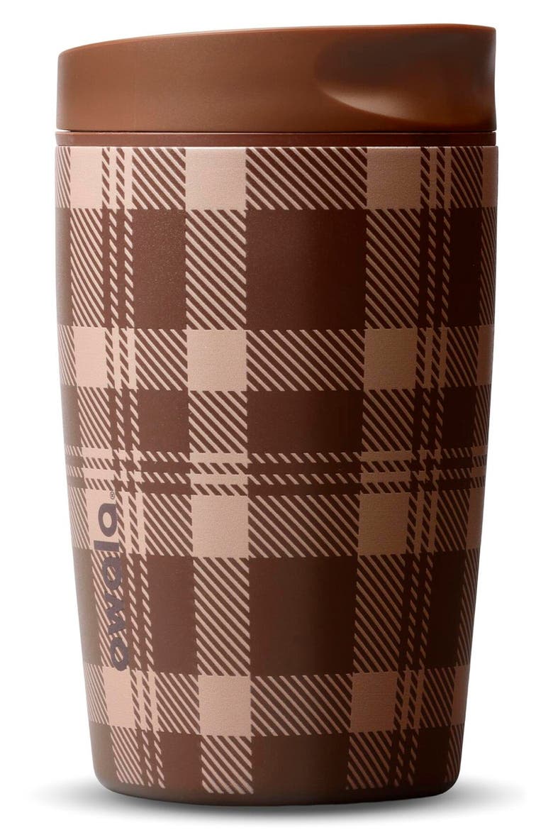 SmoothSip Stainless Steel Coffee Tumbler, Main, color, PLAID AND SIMPLE