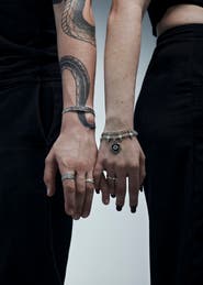 Disturbia Till Death Thick Sterling Silver Ring