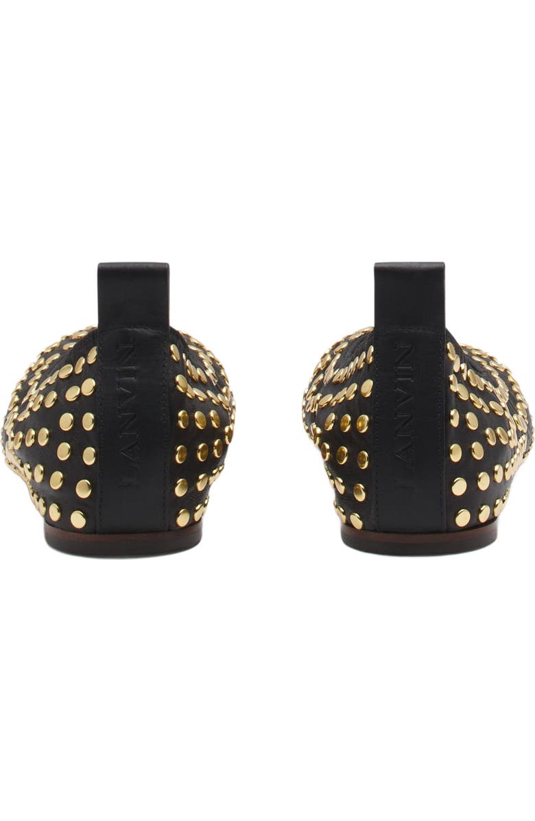 Lanvin THE LEATHER BALLERINA FLAT WITH STUDS, Alternate, color,