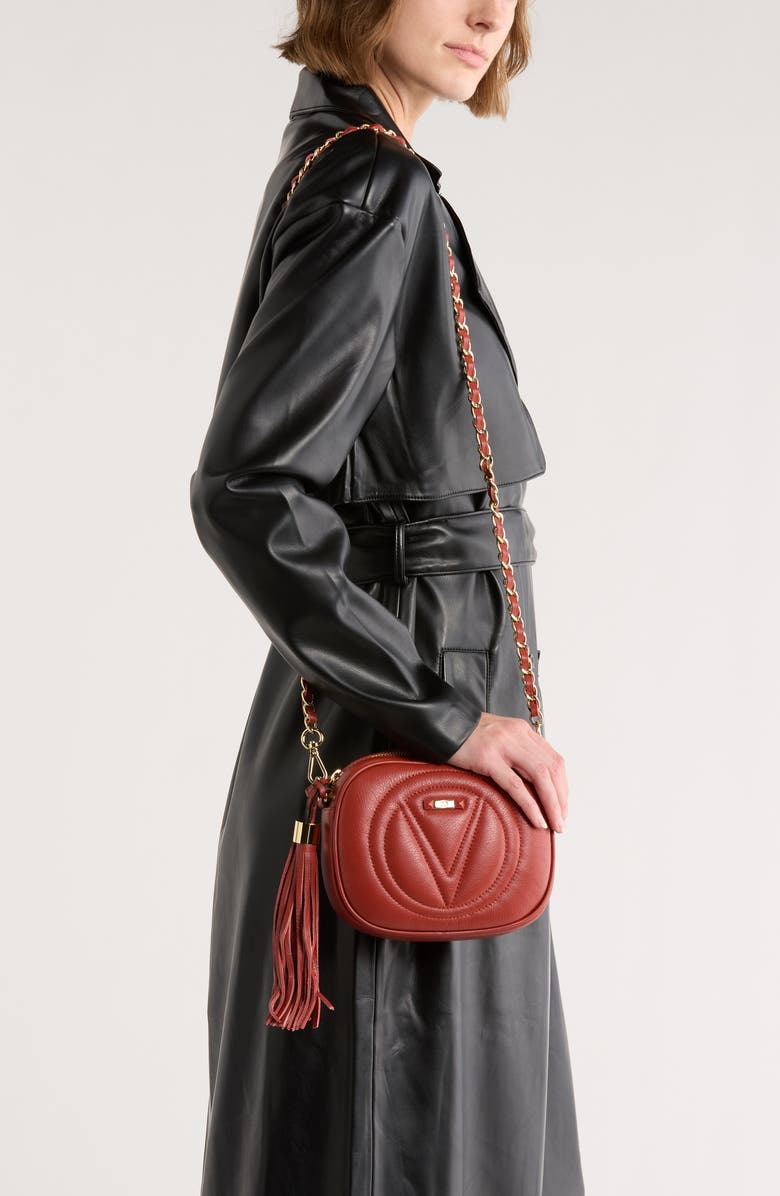 VALENTINO BY MARIO VALENTINO Nina Signature Crossbody Bag, Alternate, color, Rust