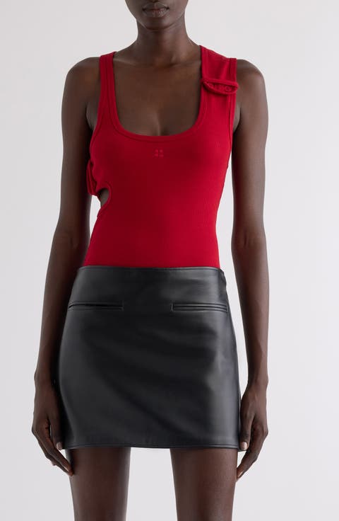 Tシャツ・カットソー COURREGES Women Tunic Tops 25P125MT0383FI0001 9999 Black Tops & Shirts Women - courrèges