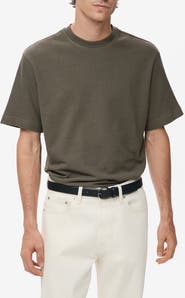 MANGO Cotton Fleece Crewneck Top