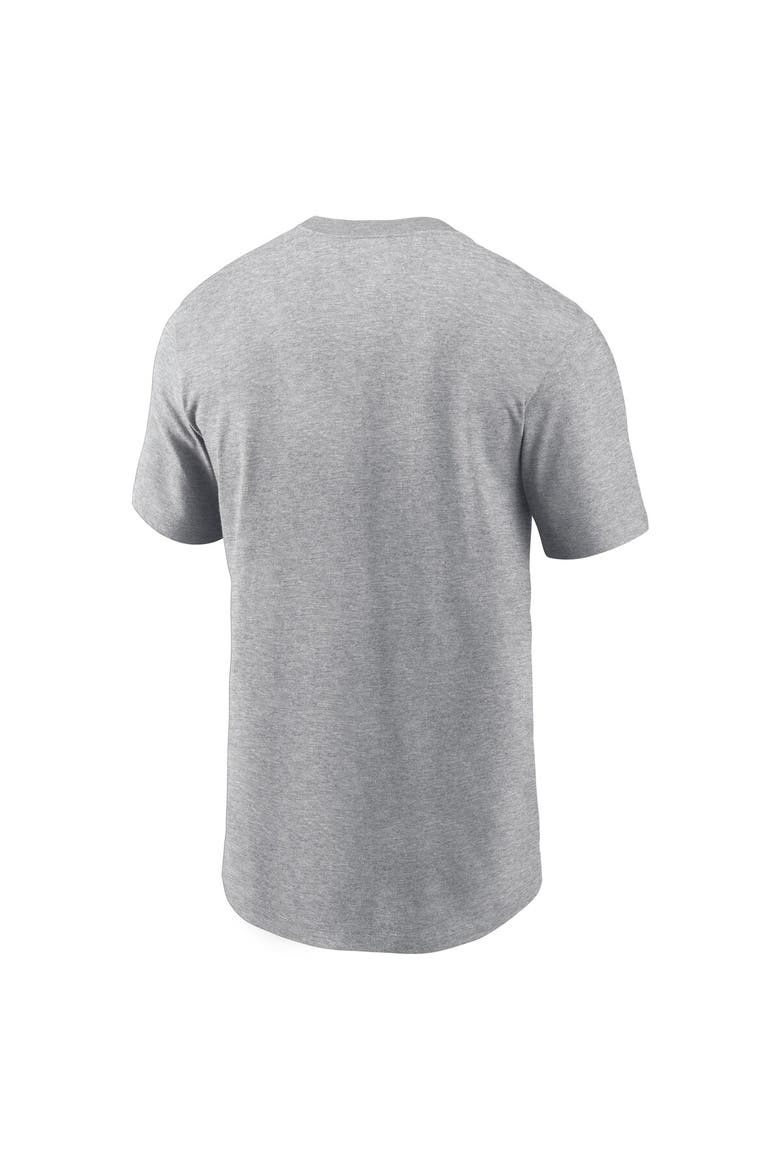 Men's Nike Heather Gray Michigan Wolverines Legacy Football Icon T-Shirt, Alternate, color, Heather Gray