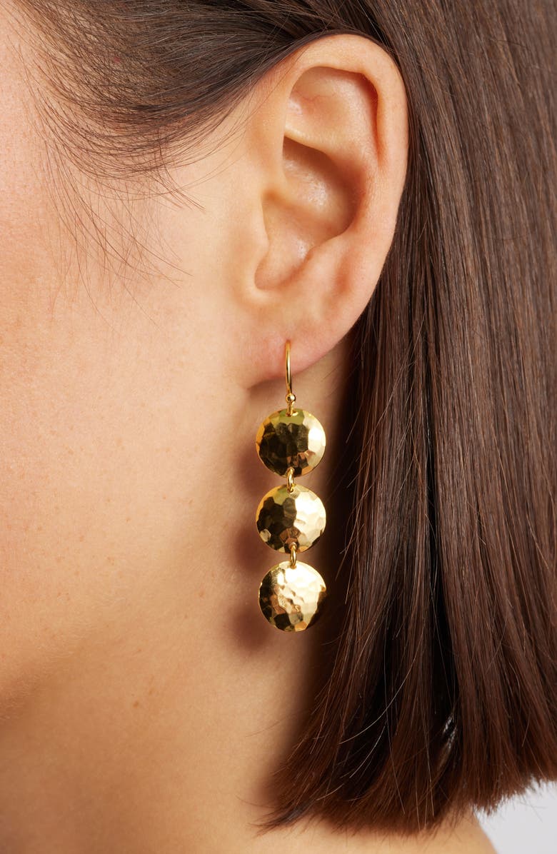 Kiara by Ki-Ele Jacqueline Trio Drop Earrings, Alternate, color,