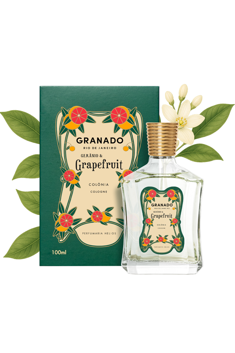 Gerânio & Grapefruit Eau de Cologne, Alternate, color, Clear