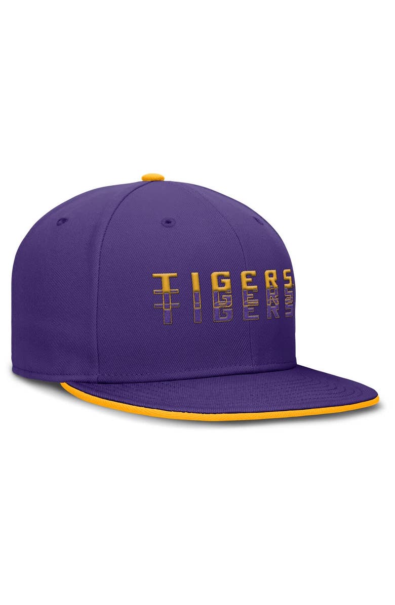 Nike Men's Nike  Purple LSU Tigers True Primetime Performance Fitted Hat, Alternate, color, Purple