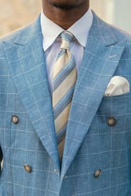 Elizabetta Corso - Extra Long Silk Jacquard Tie for Men