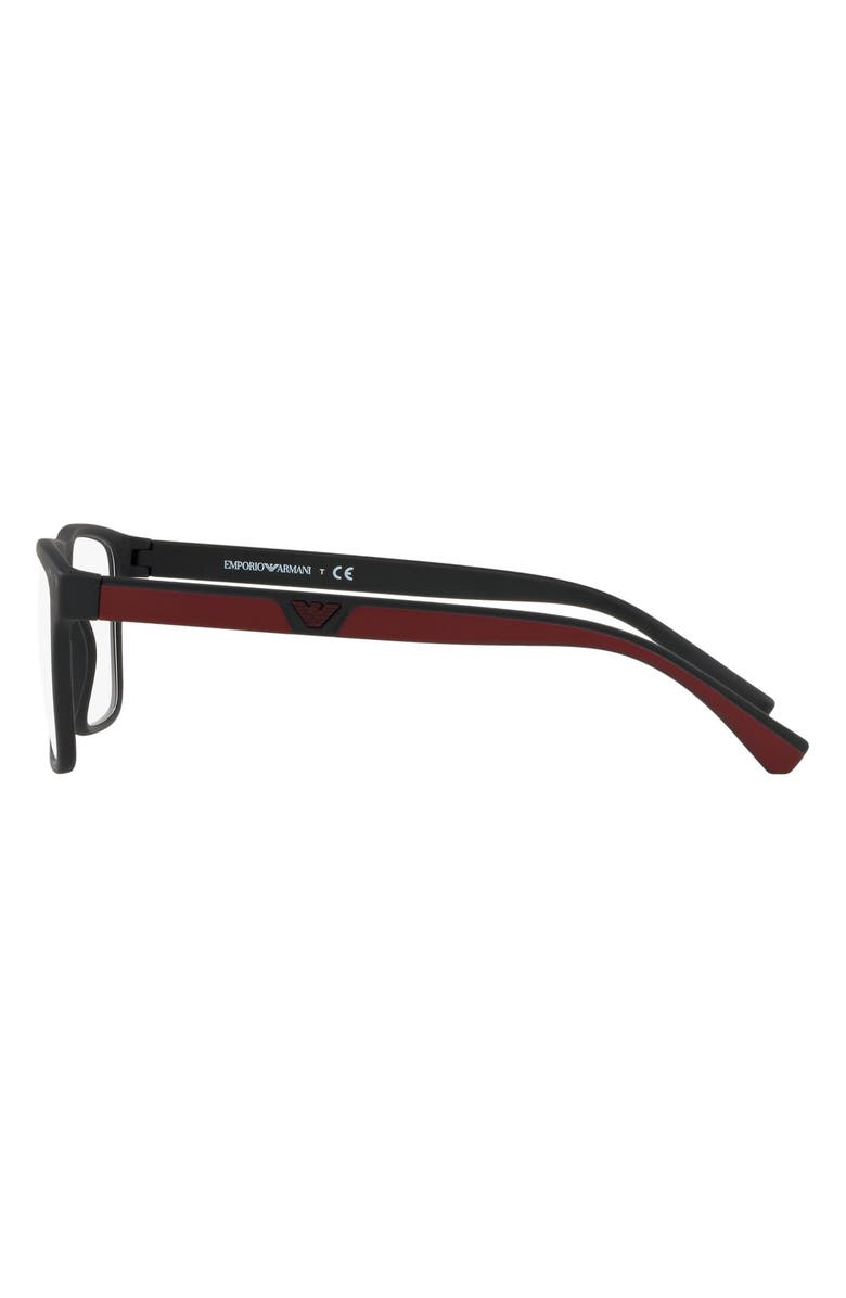 Emporio Armani Rectangular Optical Glasses, Alternate, color, 