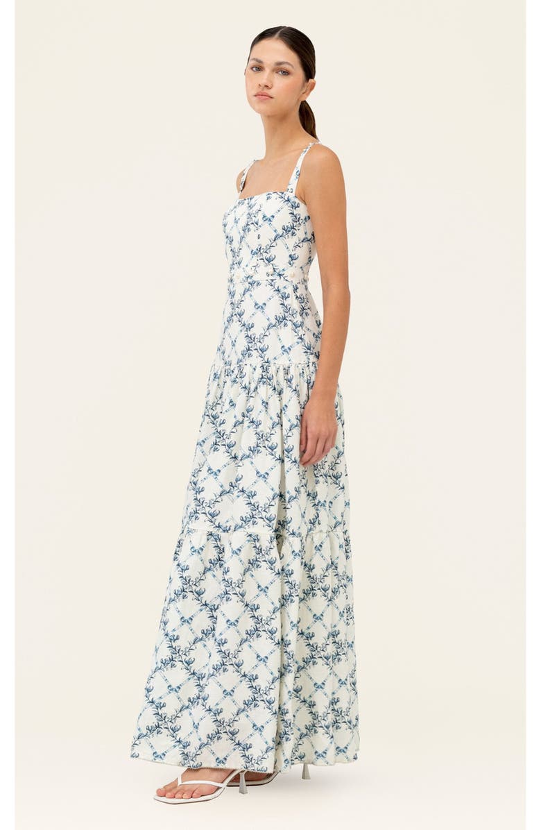 Agua by Agua Bendita Lima Gloriosa Maxi Dress, Alternate, color, Multi